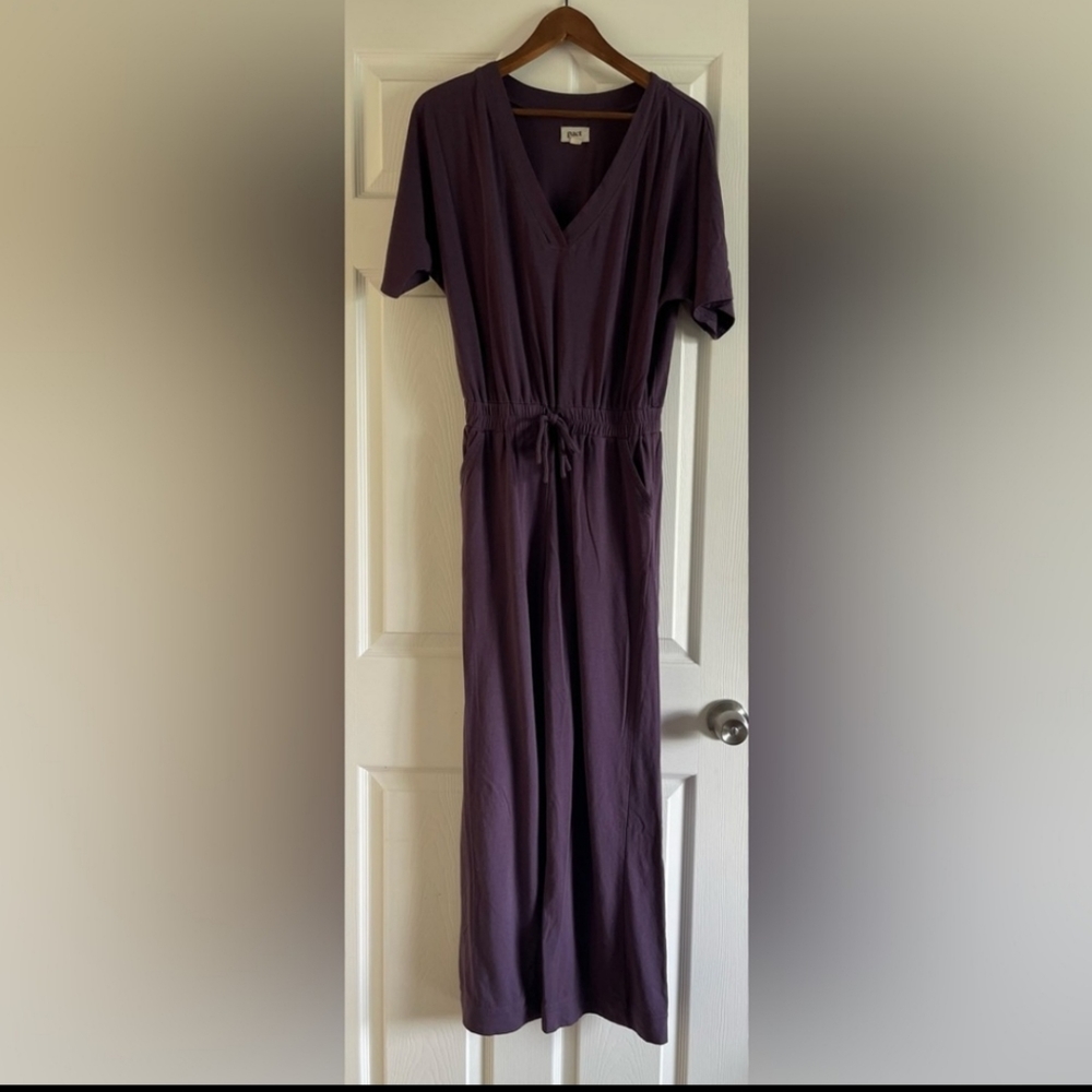 Purple jumpsuit!